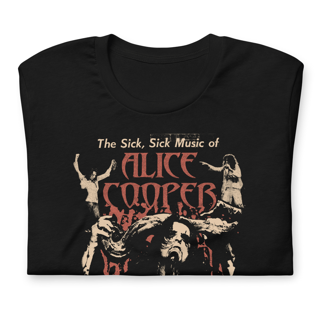 Alice Cooper - Sick Sick Jumbo Print T-Shirt Hoodie, Sweatshirt | CiraTrend.com (Image 2)