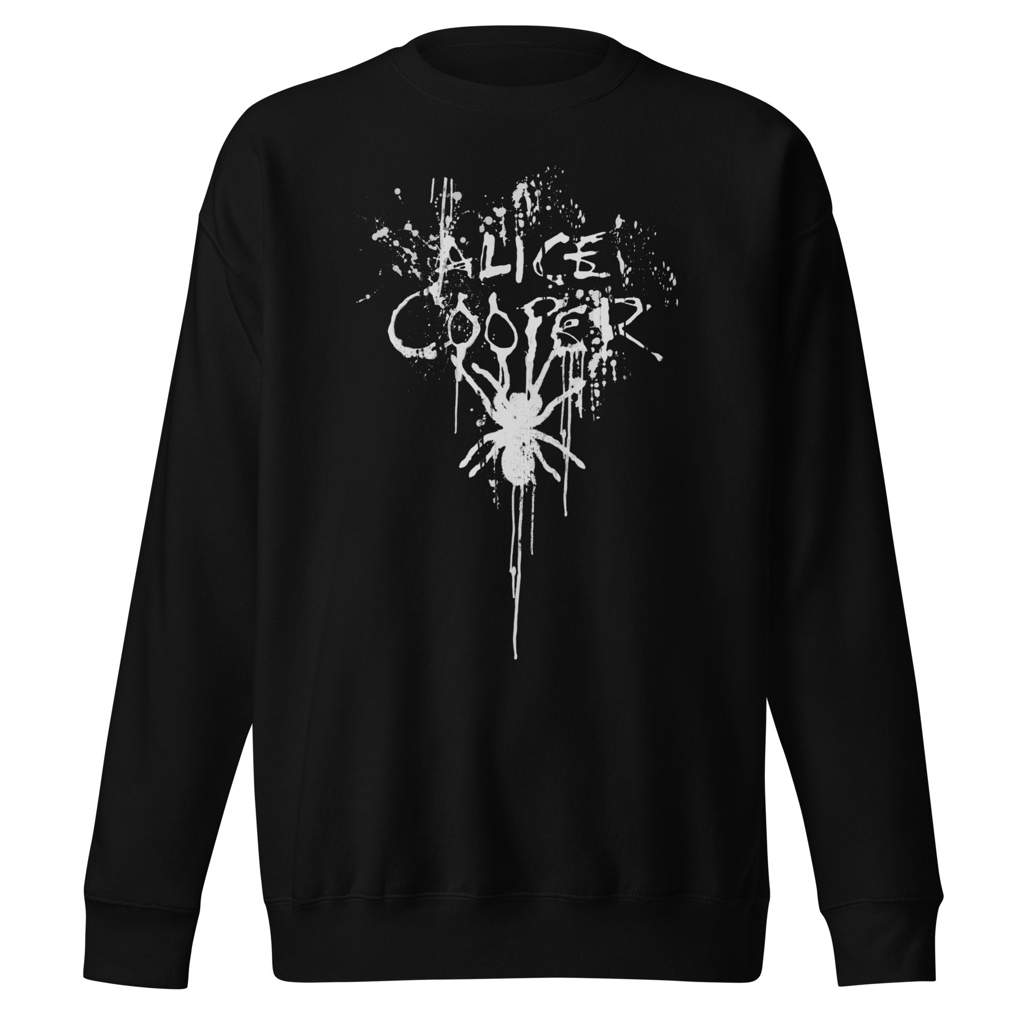 Alice Cooper Spider Drip Jumbo Print Sweatshirt T-Shirts, Hoodie | CiraTrend.com (Image 1)
