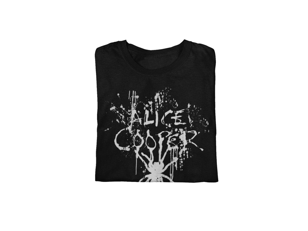 Alice Cooper Spider Drip Jumbo Print Mens T Shirt Black Hoodie, Sweatshirt | CiraTrend.com (Image 2)