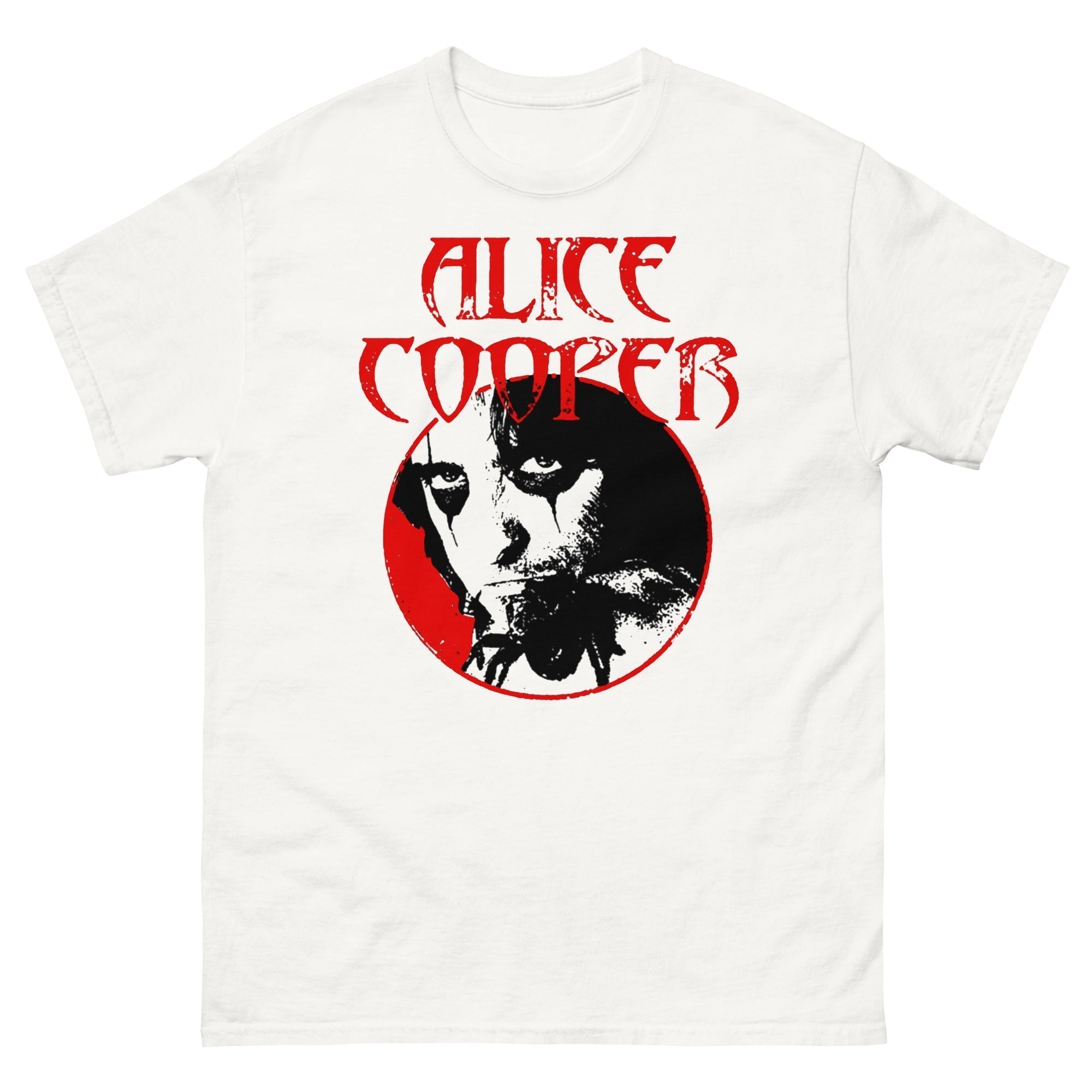 Alice Cooper Staring Mens T Shirt White Hoodie, Sweatshirt | CiraTrend.com (Image 1)