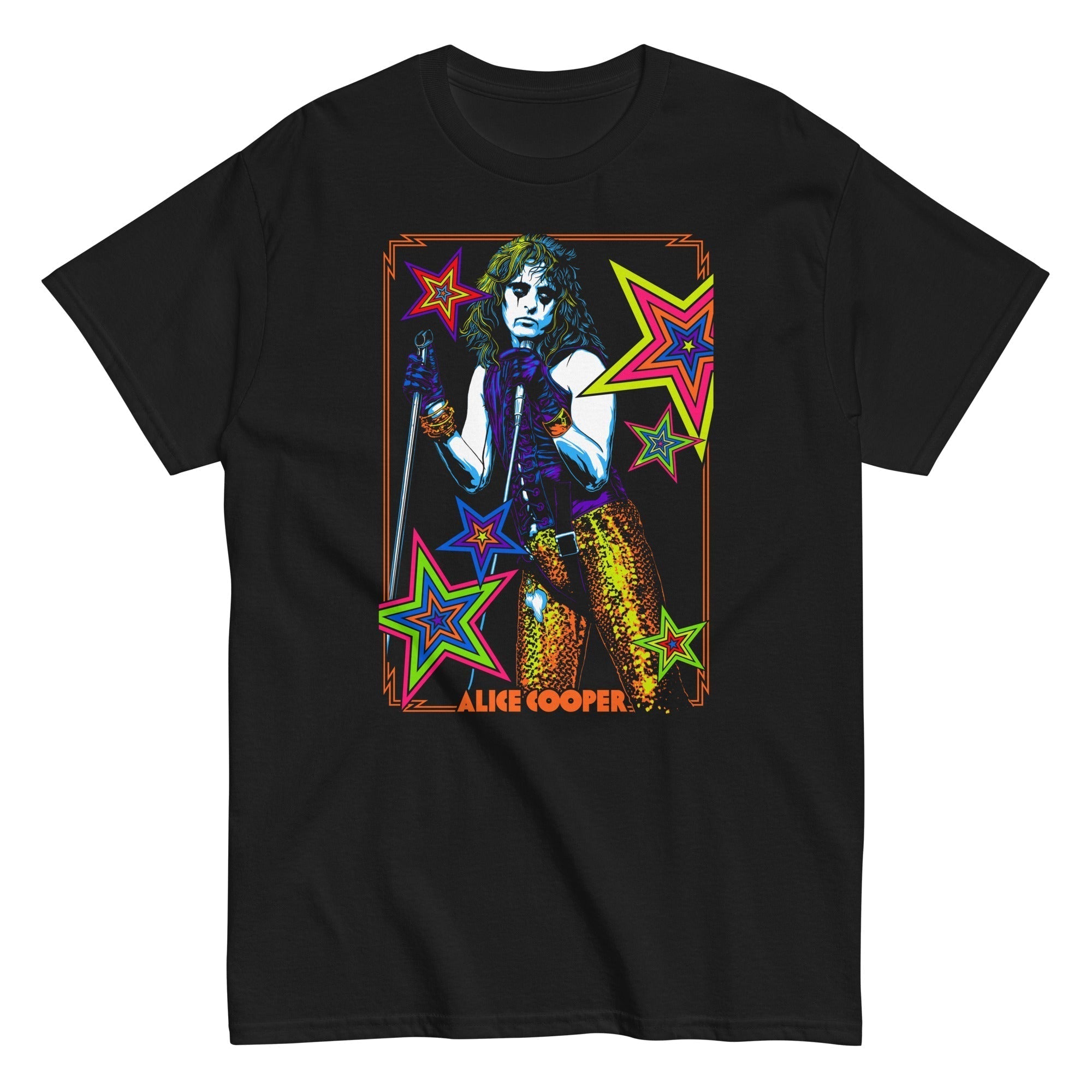 Alice Cooper Stars Mens T Shirt Black Hoodie, Sweatshirt | CiraTrend.com (Image 1)