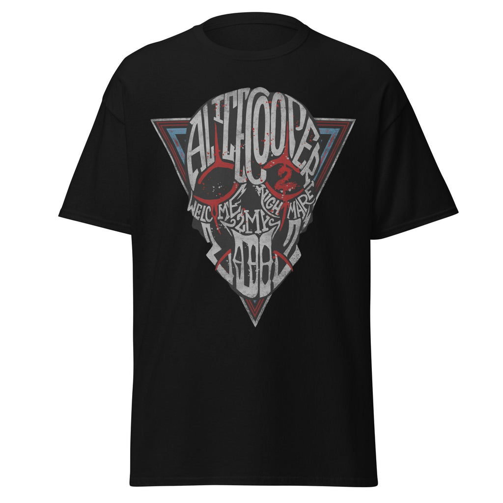 Alice Cooper Welcome 2 My Jumbo Print Mens T Shirt Black Hoodie, Sweatshirt | CiraTrend.com (Image 1)