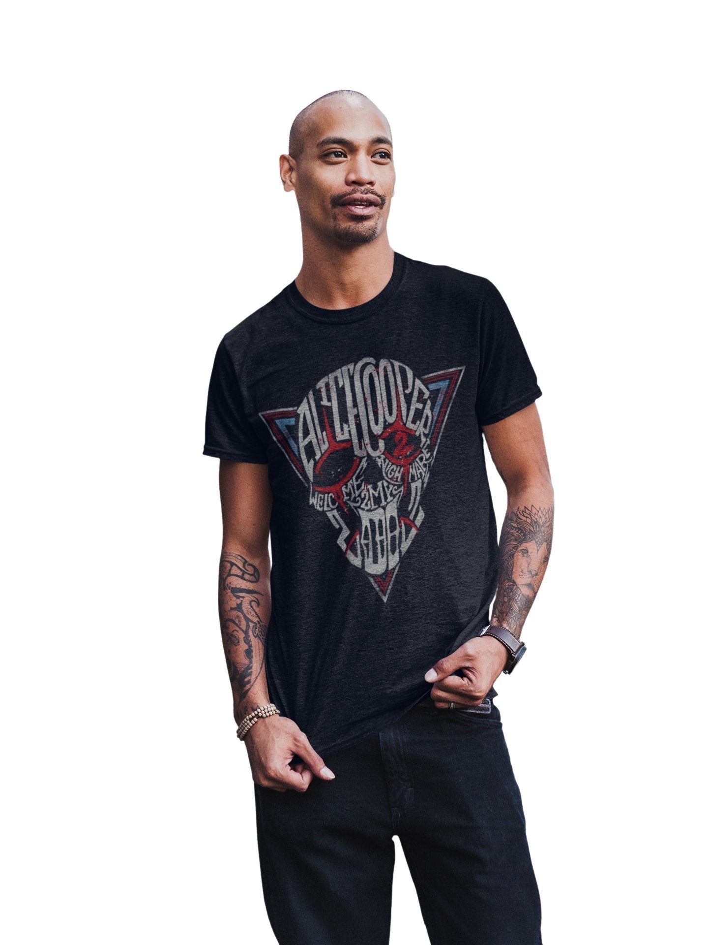 Alice Cooper Welcome 2 My Jumbo Print Mens T Shirt Black Hoodie, Sweatshirt | CiraTrend.com (Image 3)