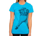 Alice In Wonderland Tweedle Dee Dum Juniors Turquoise T-shirt Tee Hoodie, Sweatshirt | CiraTrend.com (Image 1)
