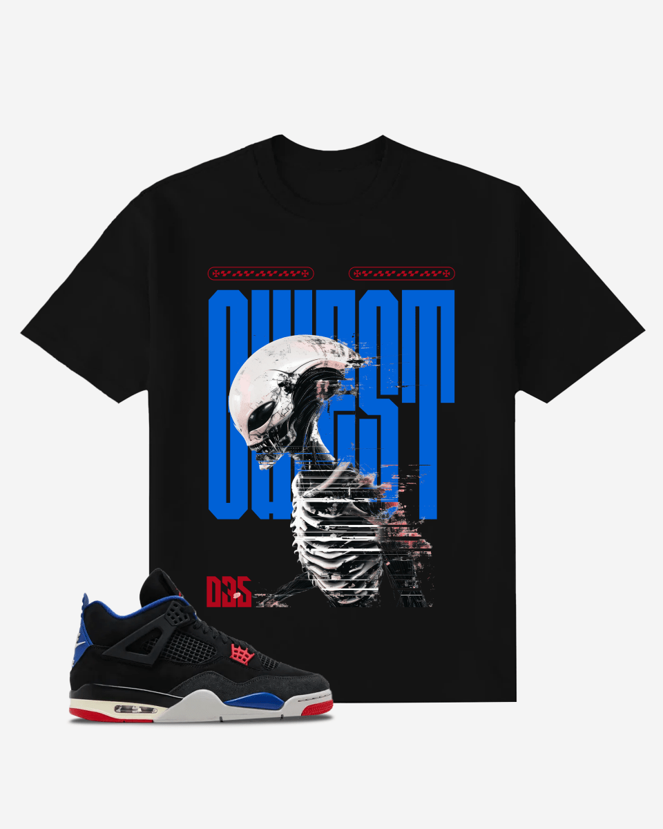 Alien Glitch Oversized T-Shirt Hoodie, Sweatshirt | CiraTrend.com (Image 2)