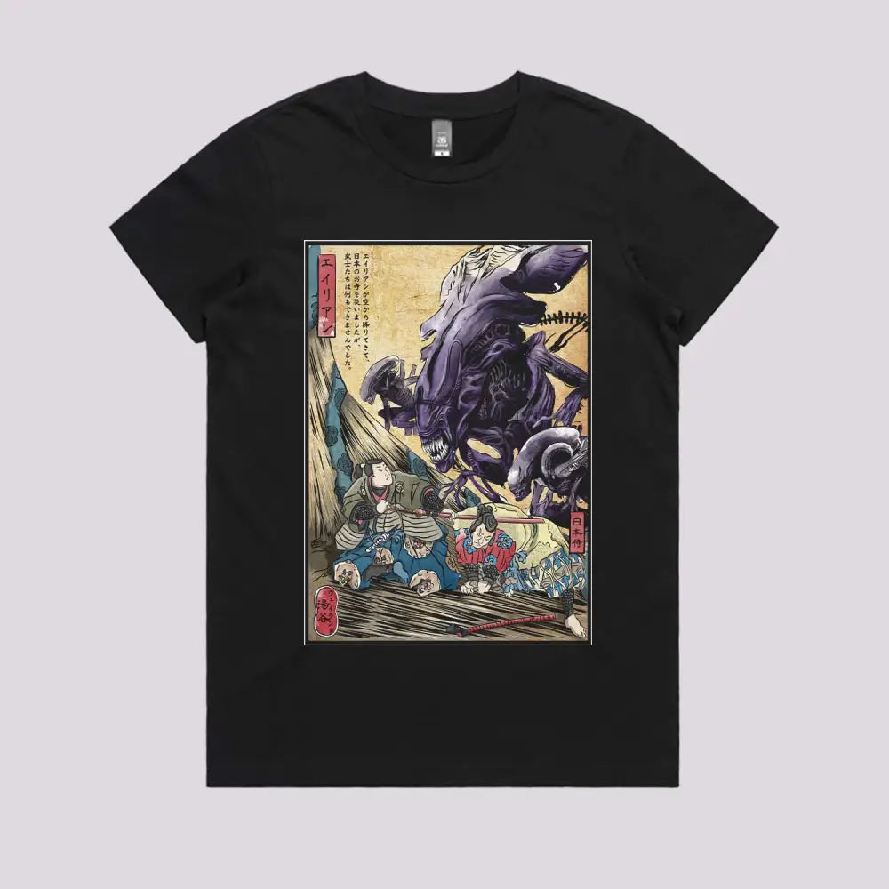 Alien in Japan T-Shirt Hoodie, Sweatshirt | CiraTrend.com (Image 3)