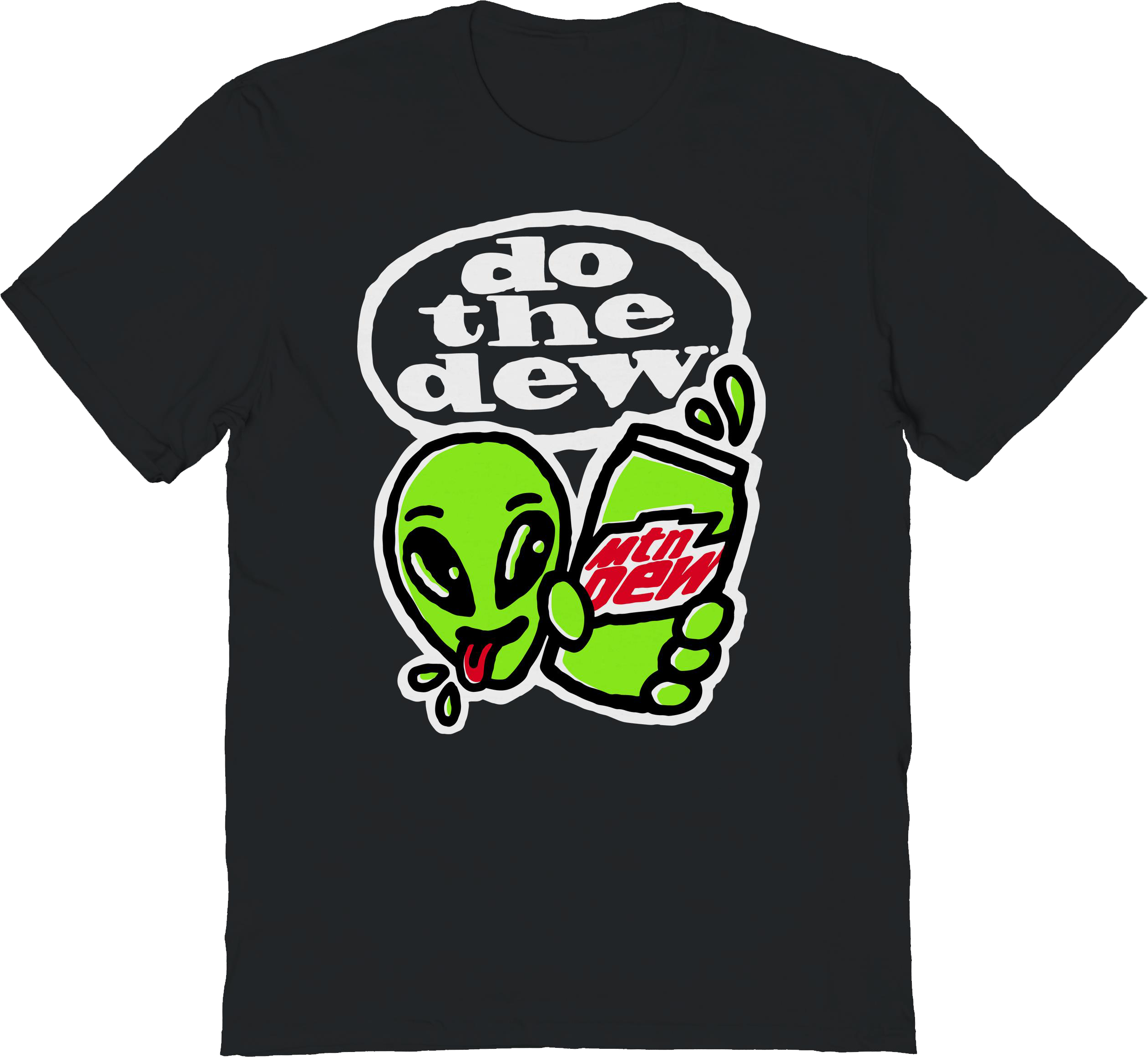 Alien Mountain Dew T-Shirt Hoodie, Sweatshirt | CiraTrend.com (Image 1)