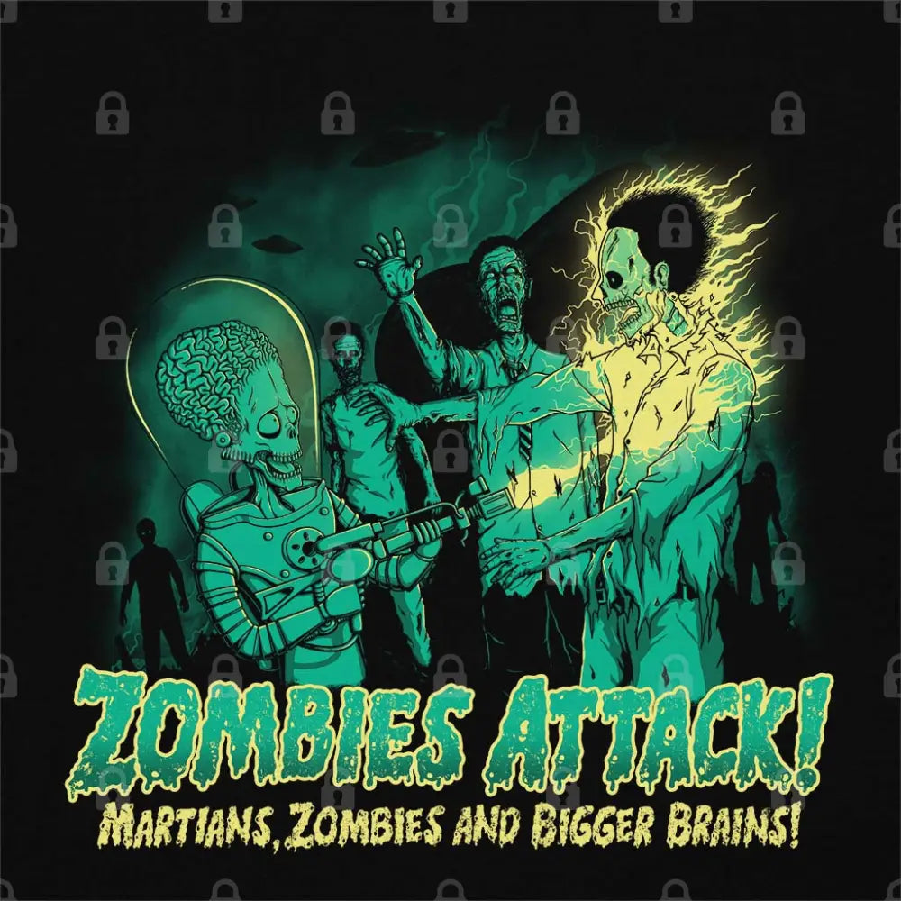 Alien vs Zombies T-Shirt Hoodie, Sweatshirt | CiraTrend.com (Image 1)
