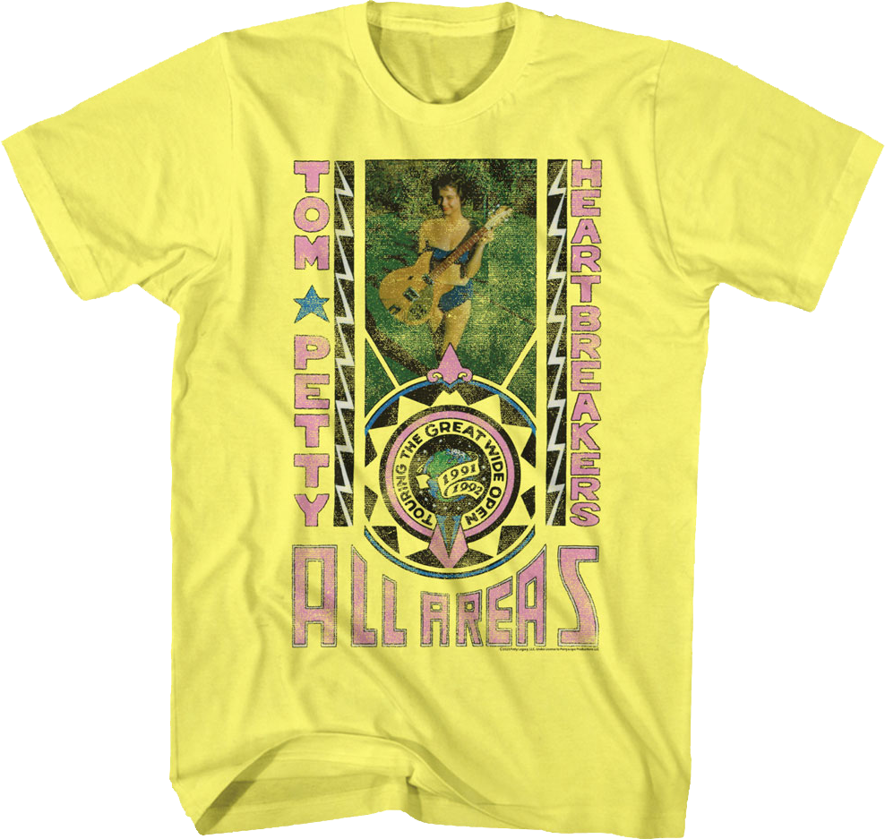 All Areas Access Tom Petty & The Heartbreakers T-Shirt Hoodie, Sweatshirt | CiraTrend.com (Image 1)