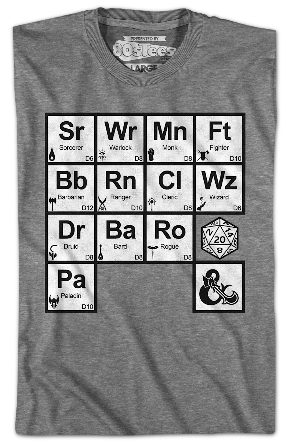 All Elements Dungeons & Dragons T-Shirt Hoodie, Sweatshirt | CiraTrend.com (Image 2)