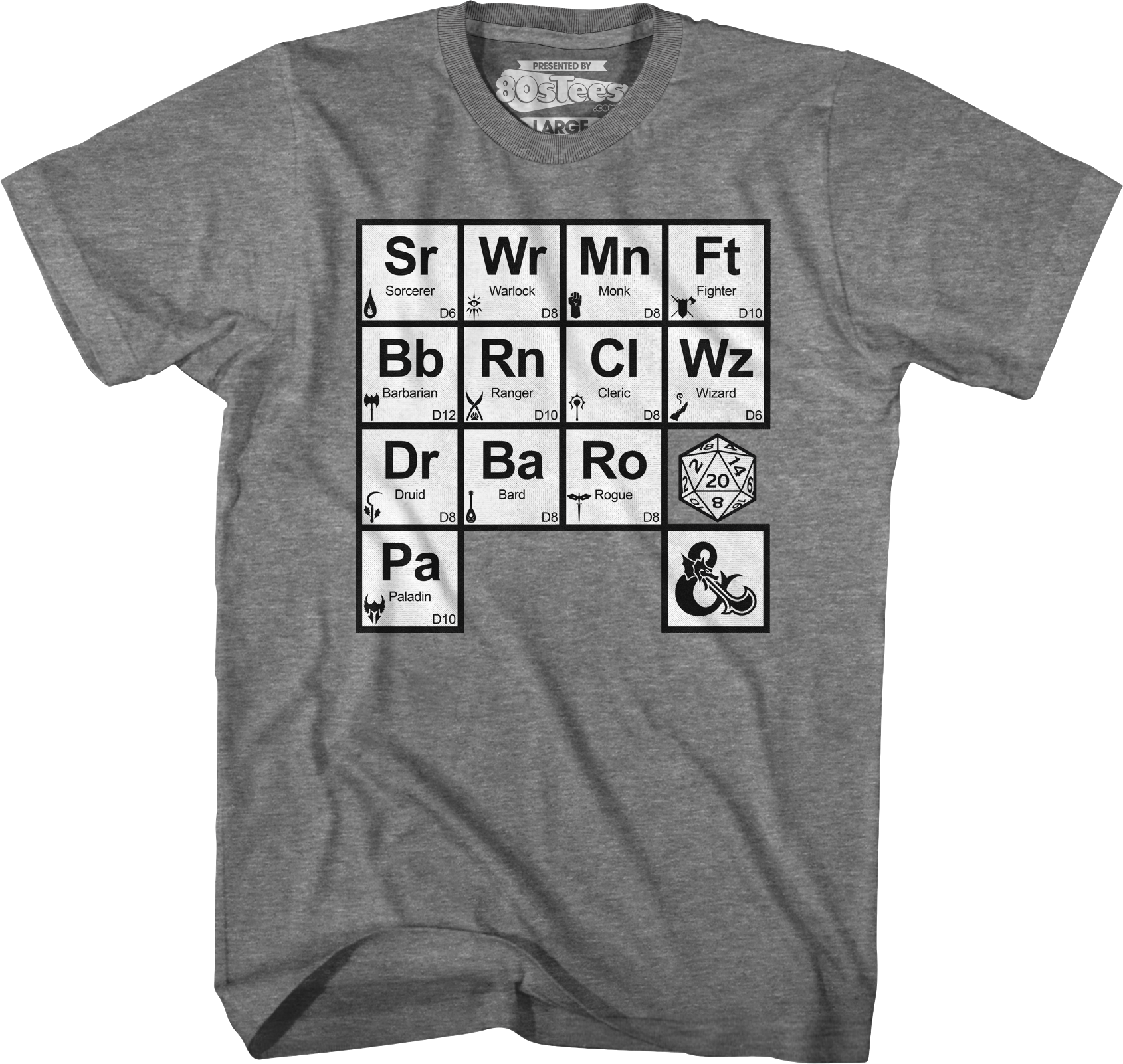 All Elements Dungeons & Dragons T-Shirt Hoodie, Sweatshirt | CiraTrend.com (Image 1)