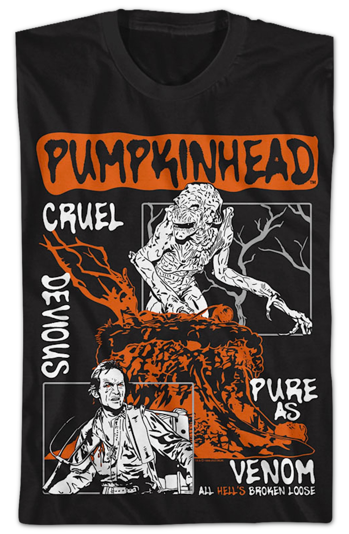 Illustrated Cruel Panels Pumpkinhead T-Shirt Hoodie, Sweatshirt | CiraTrend.com (Image 2)