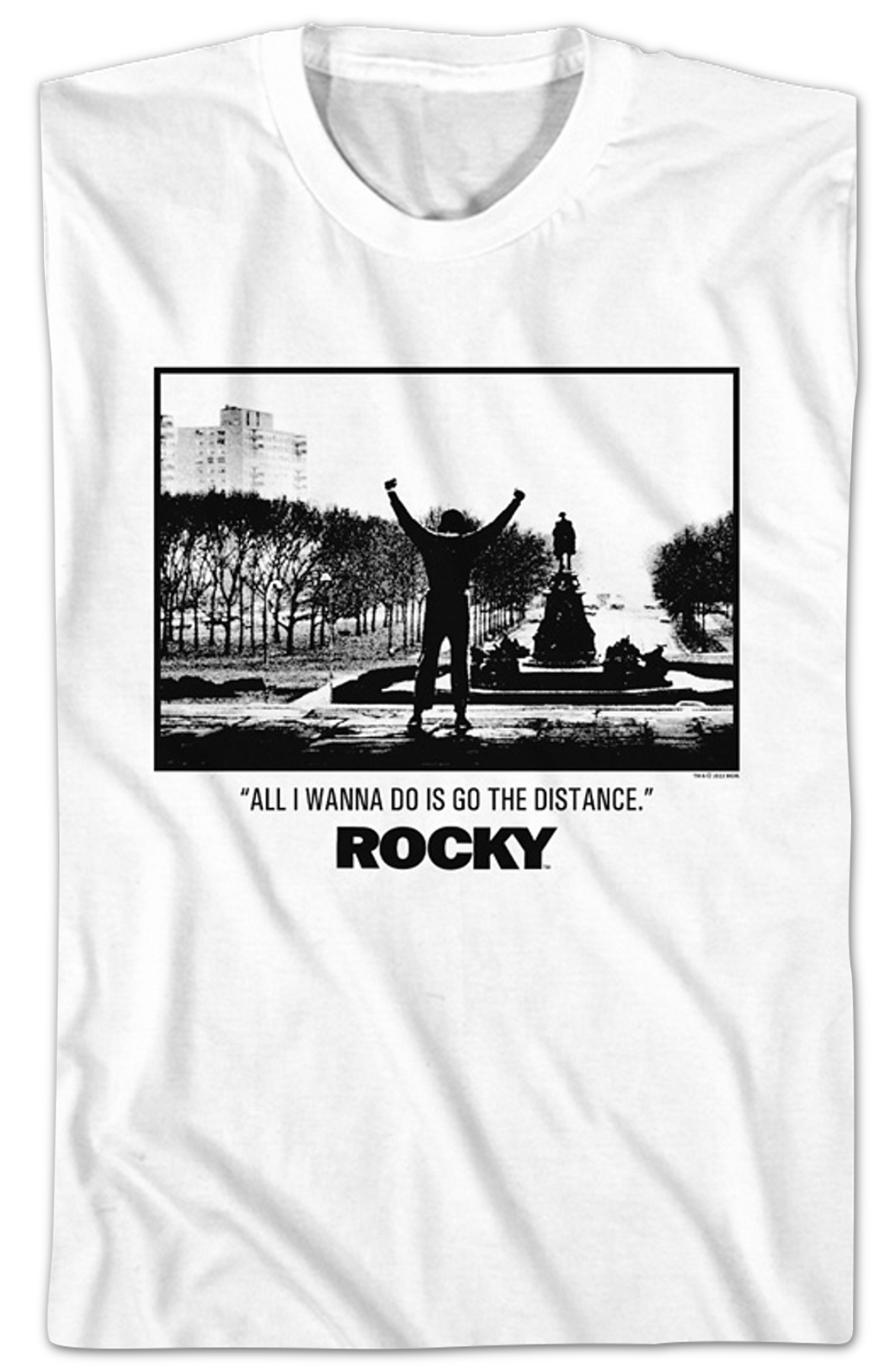 All I Wanna Do Is Go The Distance Rocky T-Shirt Hoodie, Sweatshirt | CiraTrend.com (Image 2)