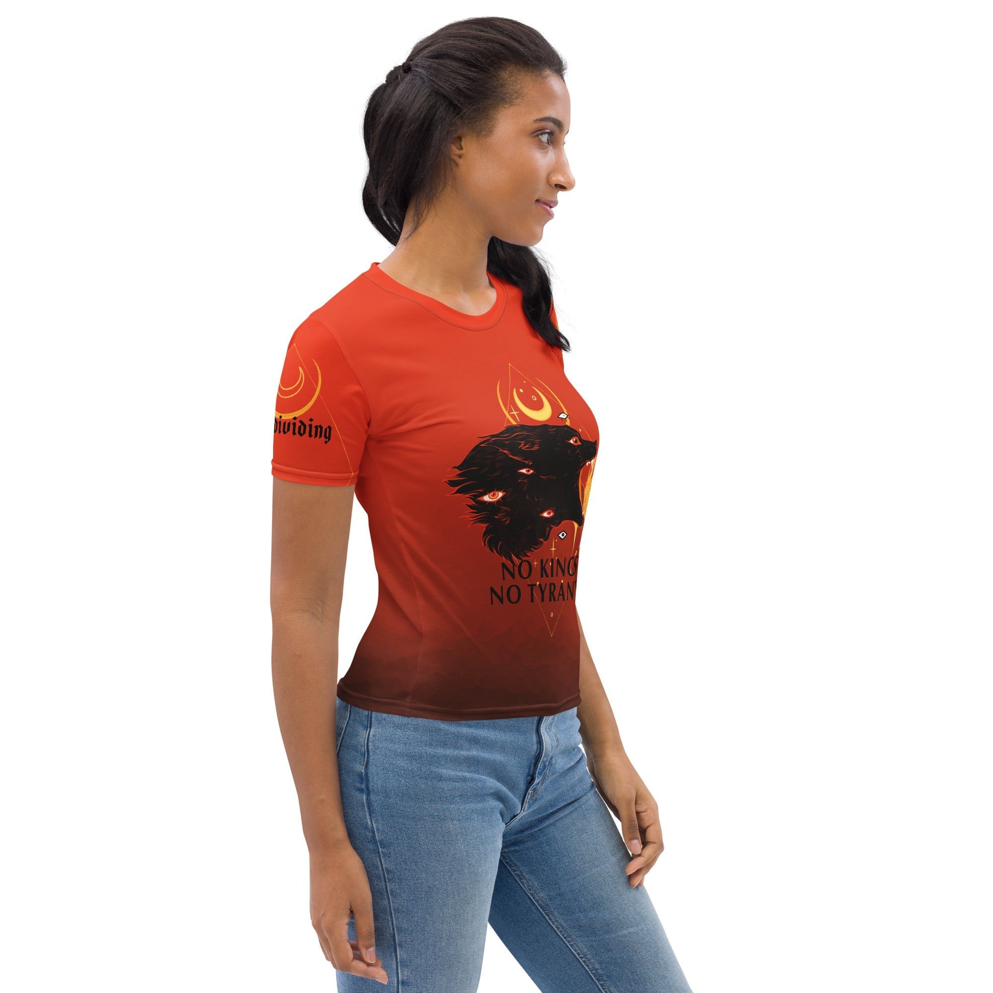 No Kings No Tyrants, Women's Sublimation T-Shirt Hoodie, Sweatshirt | CiraTrend.com (Image 2)
