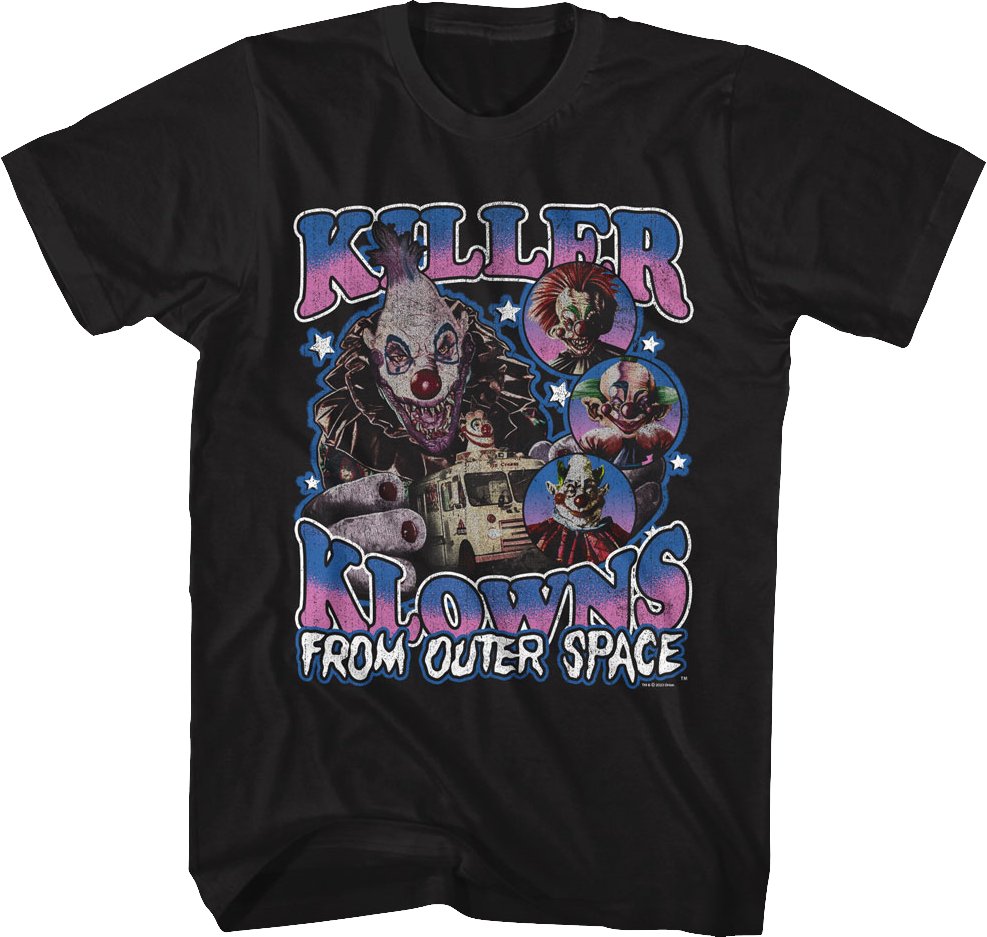 All-Star Collage Killer Klowns From Outer Space T-Shirt Hoodie, Sweatshirt | CiraTrend.com (Image 1)