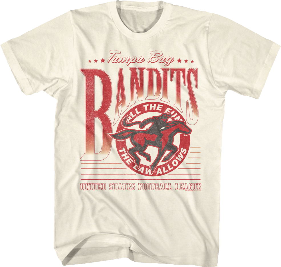 All The Fun The Law Allows Tampa Bay Bandits USFL T-Shirt Hoodie, Sweatshirt | CiraTrend.com (Image 1)