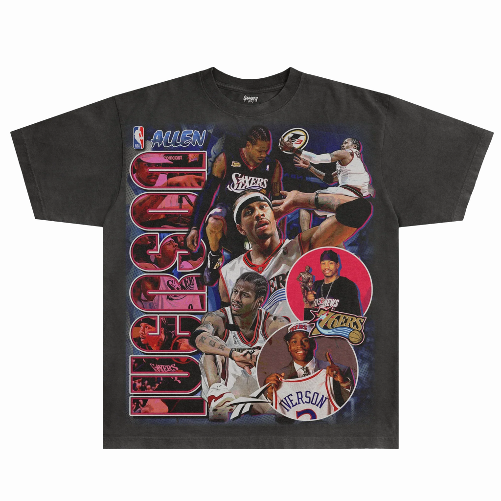 Allen Iverson 76ers Classic Tee Hoodie, Sweatshirt | CiraTrend.com (Image 3)