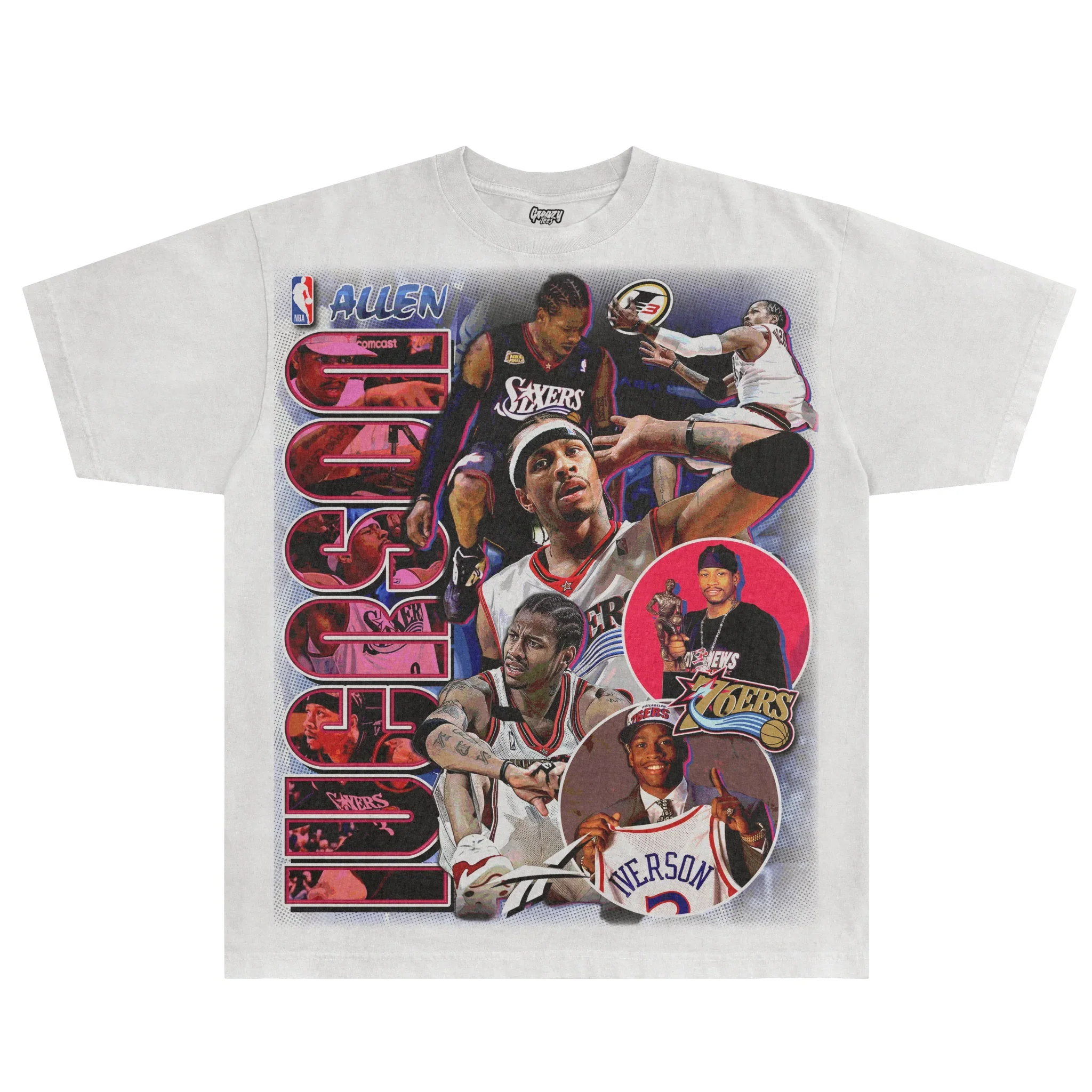 Allen Iverson 76ers Classic Tee Hoodie, Sweatshirt | CiraTrend.com (Image 1)
