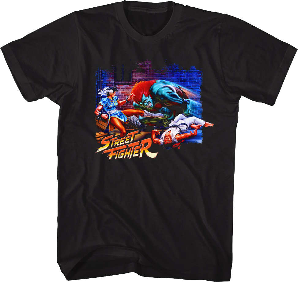 Alley Battle Street Fighter T-Shirt Hoodie, Sweatshirt | CiraTrend.com (Image 1)