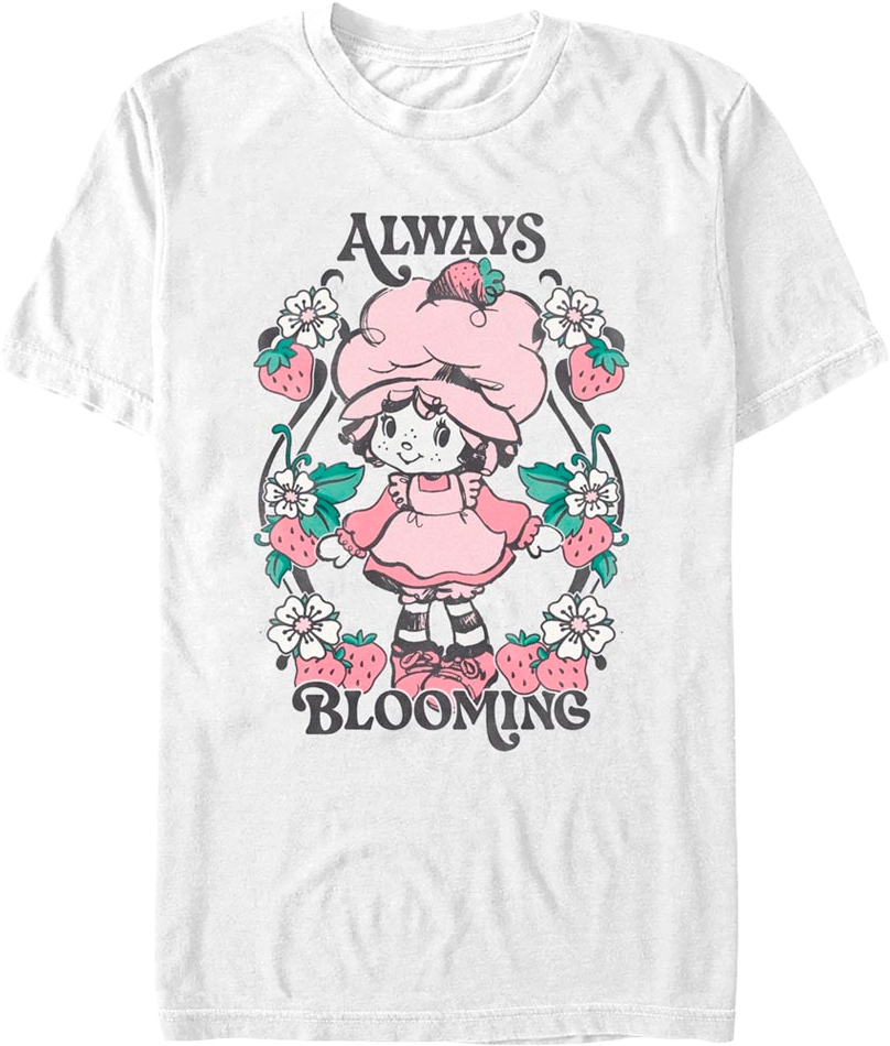 Always Blooming Strawberry Shortcake T-Shirt Hoodie, Sweatshirt | CiraTrend.com (Image 1)