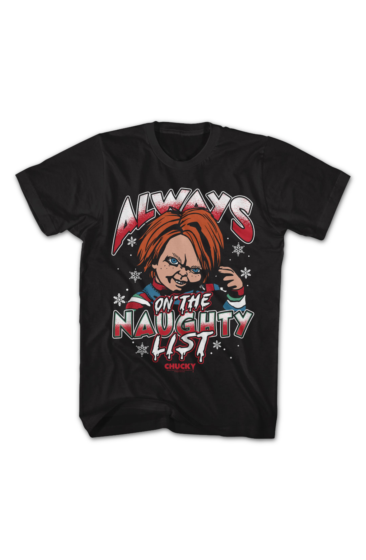 Always On The Naughty List Child's Play T-Shirt Hoodie, Sweatshirt | CiraTrend.com (Image 2)