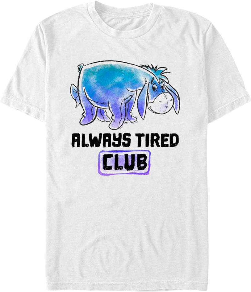 Always Tired Club Winnie The Pooh T-Shirt Hoodie, Sweatshirt | CiraTrend.com (Image 1)
