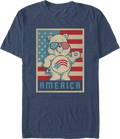 America Cares Bear Patriotic Pose Care Bears T-Shirt Hoodie, Sweatshirt | CiraTrend.com (Image 1)