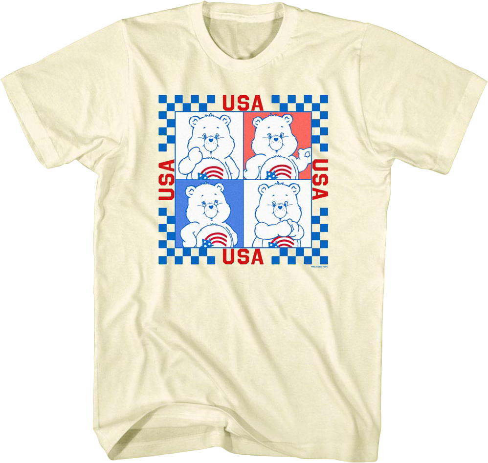 America Cares Bear Stamps Care Bears T-Shirt Hoodie, Sweatshirt | CiraTrend.com (Image 1)