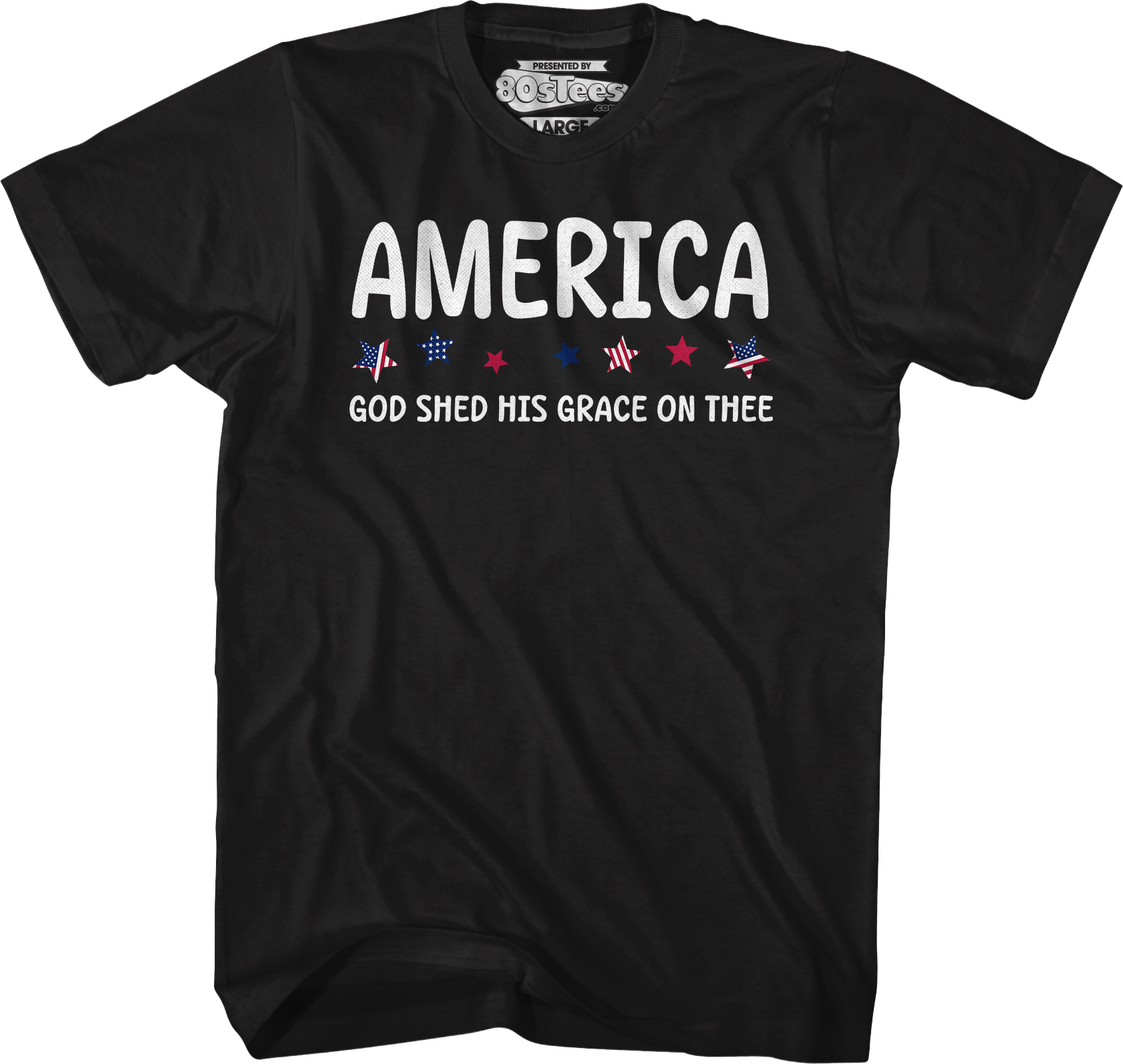 America God Shed His Grace On Thee T-Shirt Hoodie, Sweatshirt | CiraTrend.com (Image 1)