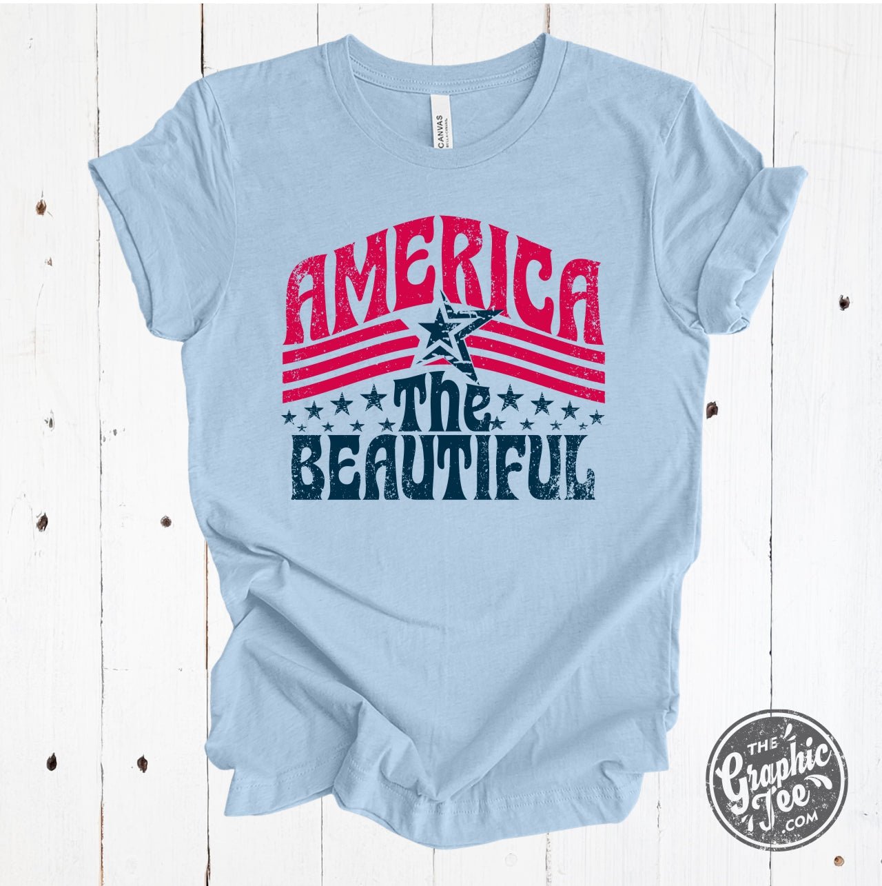America the Beautiful Short Sleeve Tee Shirt Hoodie, Sweatshirt | CiraTrend.com