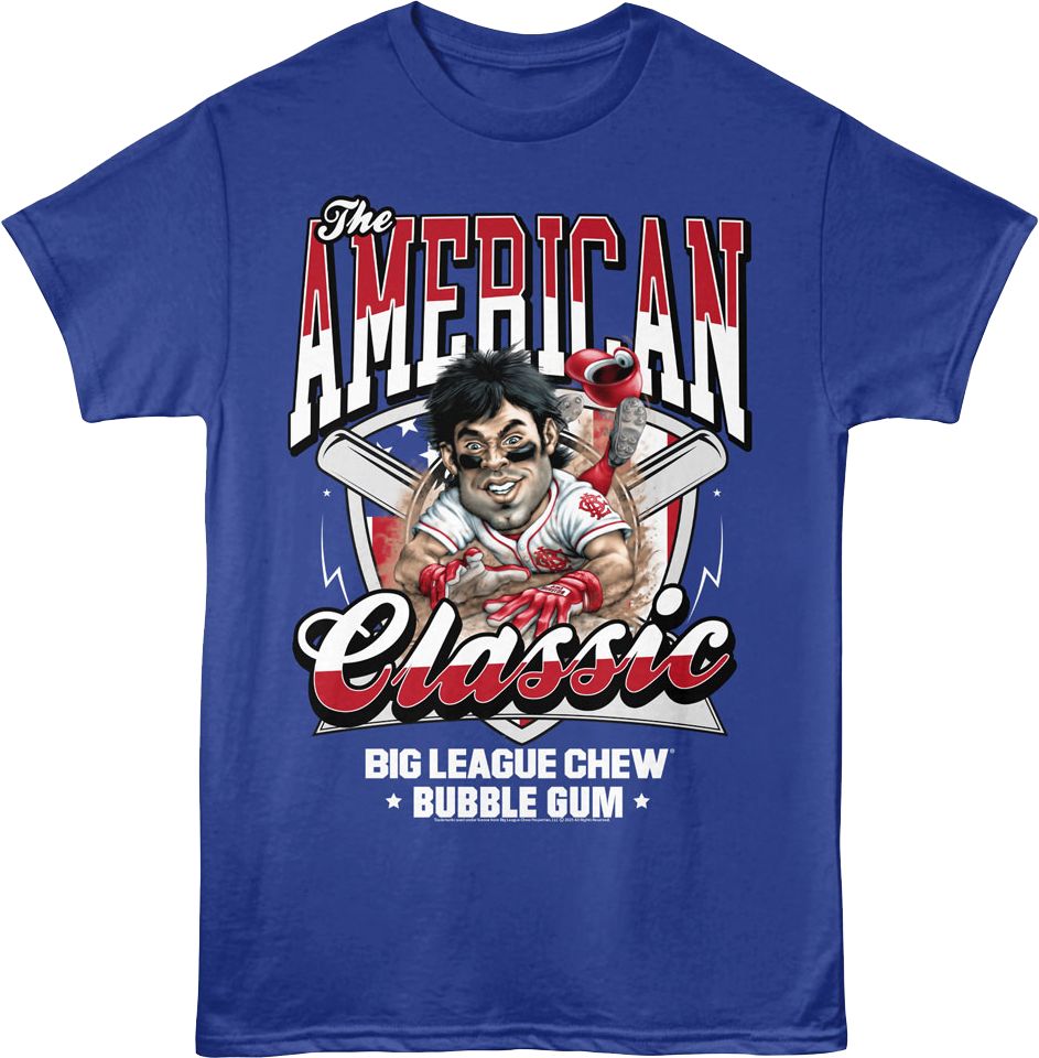 American Classic Baseball Slide Big League Chew T-Shirt Hoodie, Sweatshirt | CiraTrend.com (Image 1)