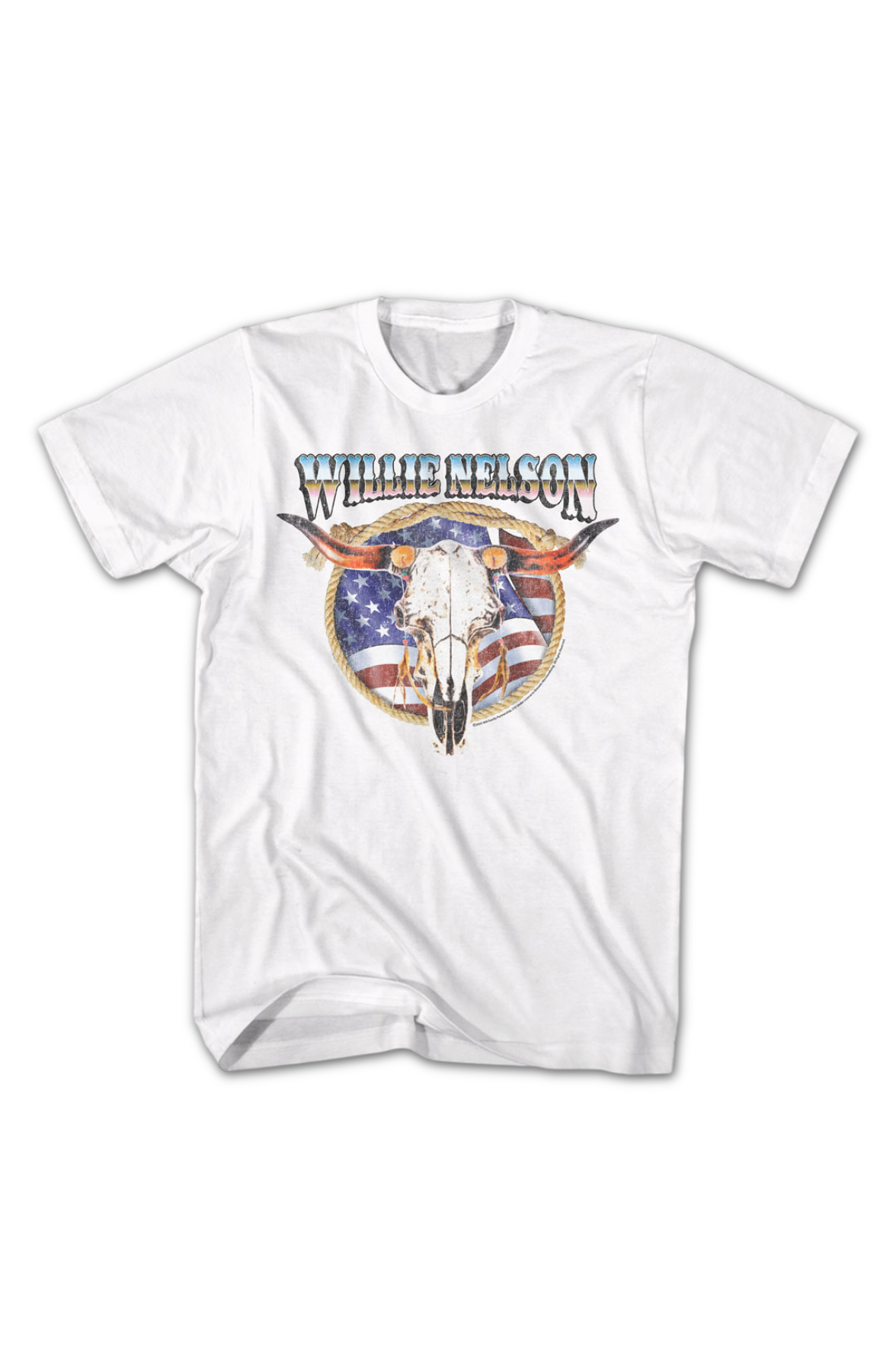 American Cow Skull Willie Nelson T-Shirt Hoodie, Sweatshirt | CiraTrend.com (Image 2)