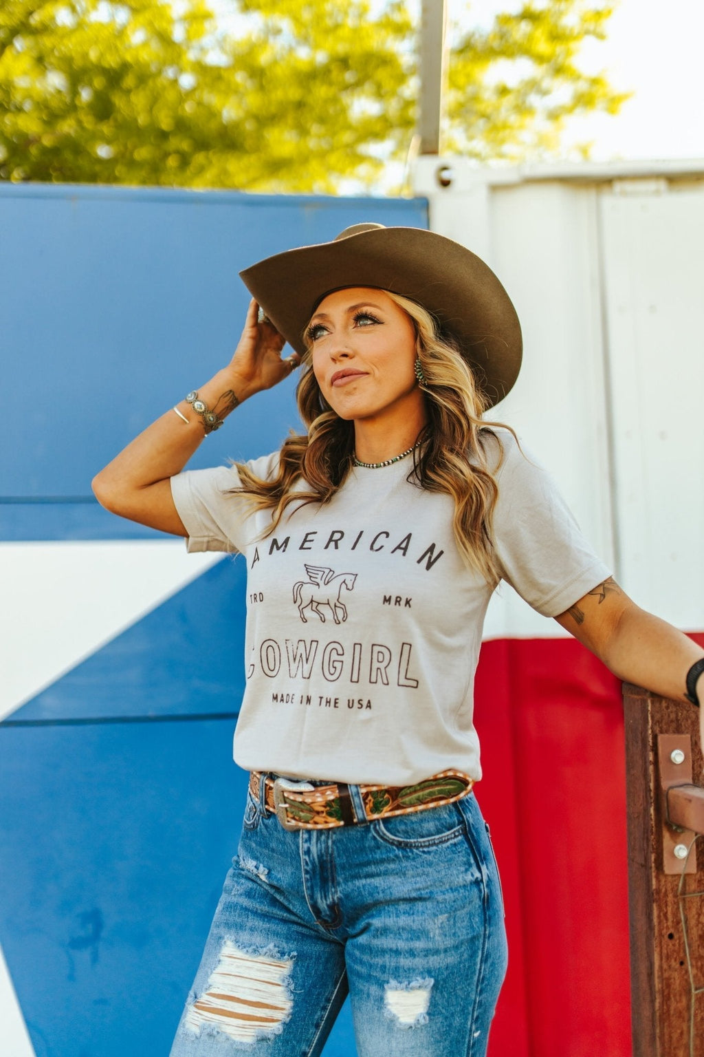 American Cowgirl Graphic Tee Shirt Hoodie, Sweatshirt | CiraTrend.com (Image 3)