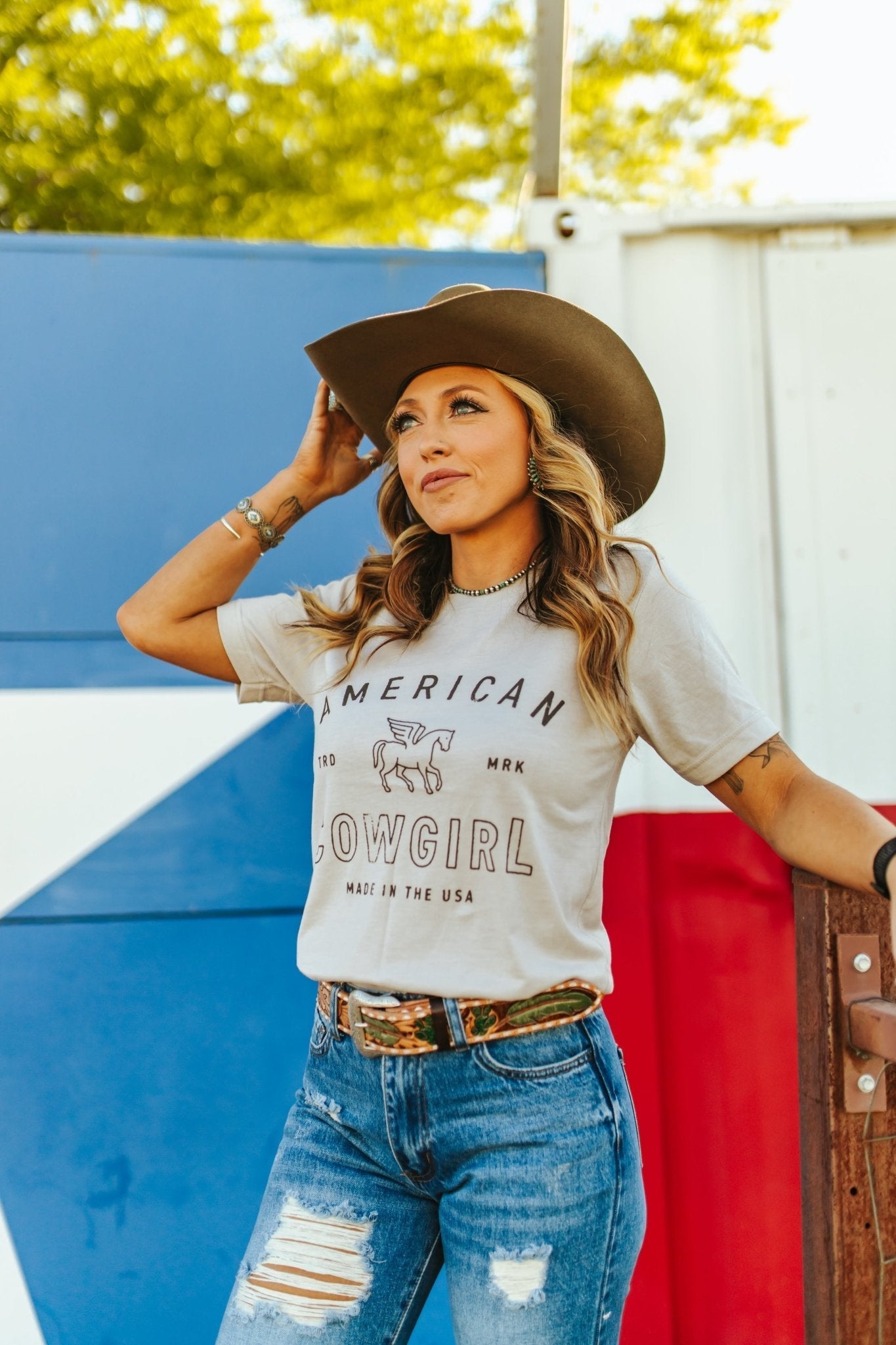 American Cowgirl Graphic Tee Shirt Hoodie, Sweatshirt | CiraTrend.com (Image 3)