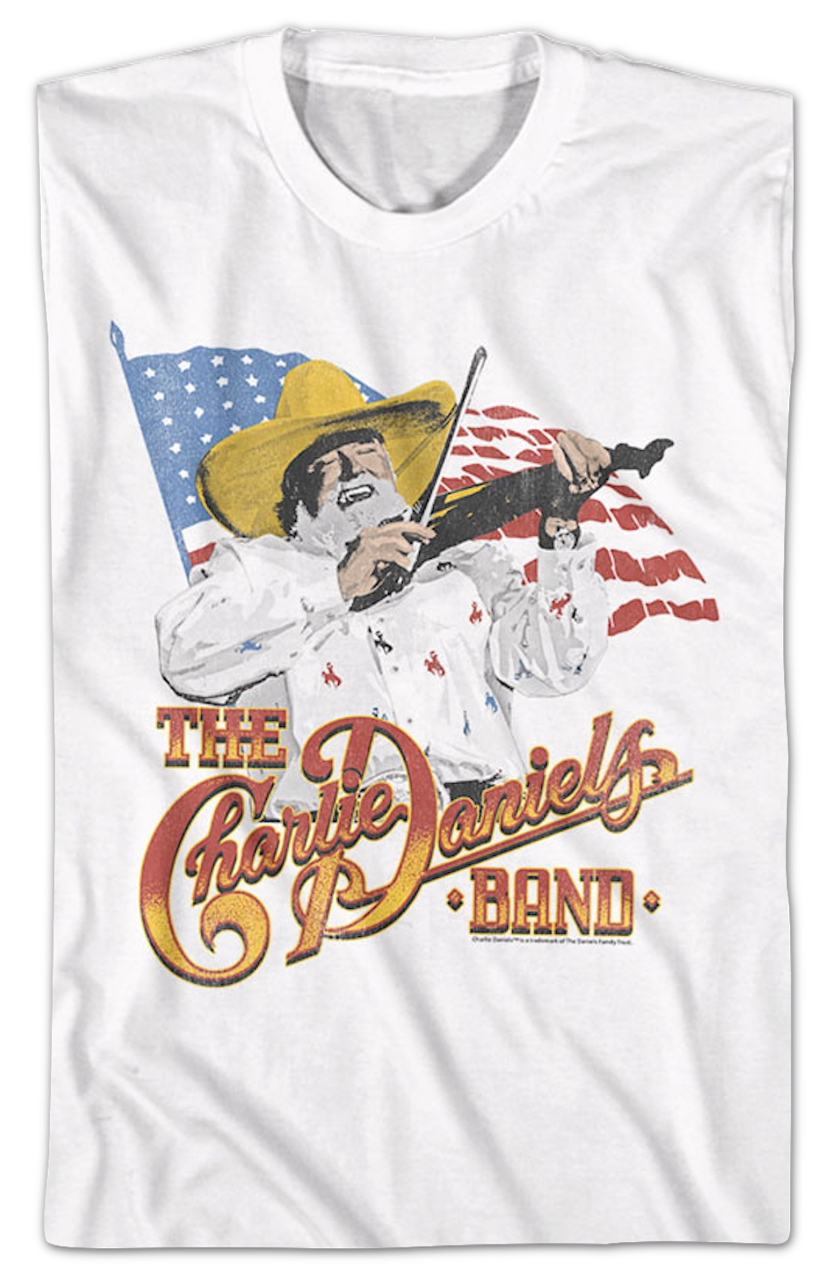 American Flag Charlie Daniels Band T-Shirt Hoodie, Sweatshirt | CiraTrend.com (Image 2)