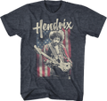 American Flag Jimi Hendrix T-Shirt Hoodie, Sweatshirt | CiraTrend.com (Image 1)