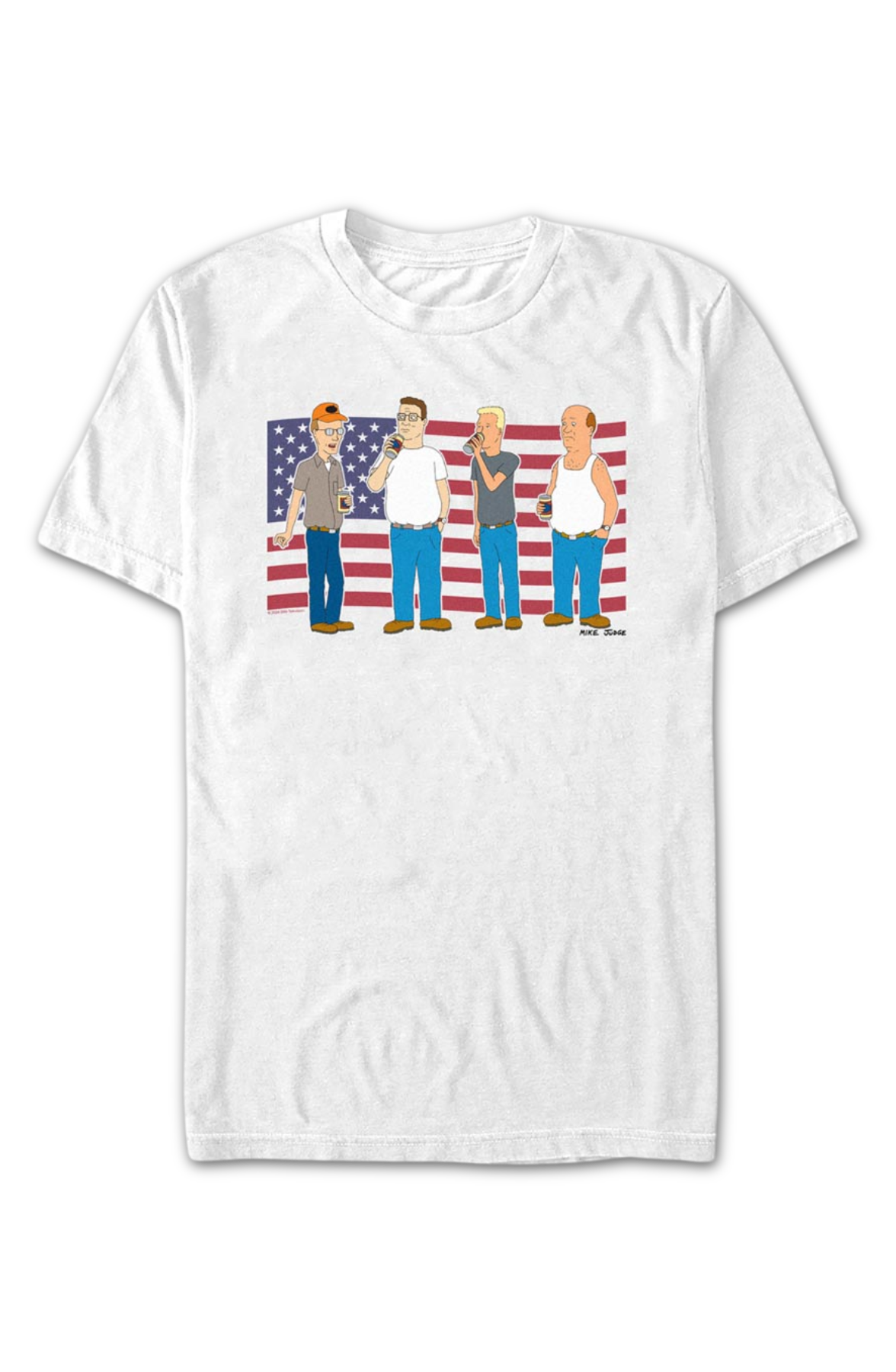 American Flag King of the Hill T-Shirt Hoodie, Sweatshirt | CiraTrend.com (Image 2)