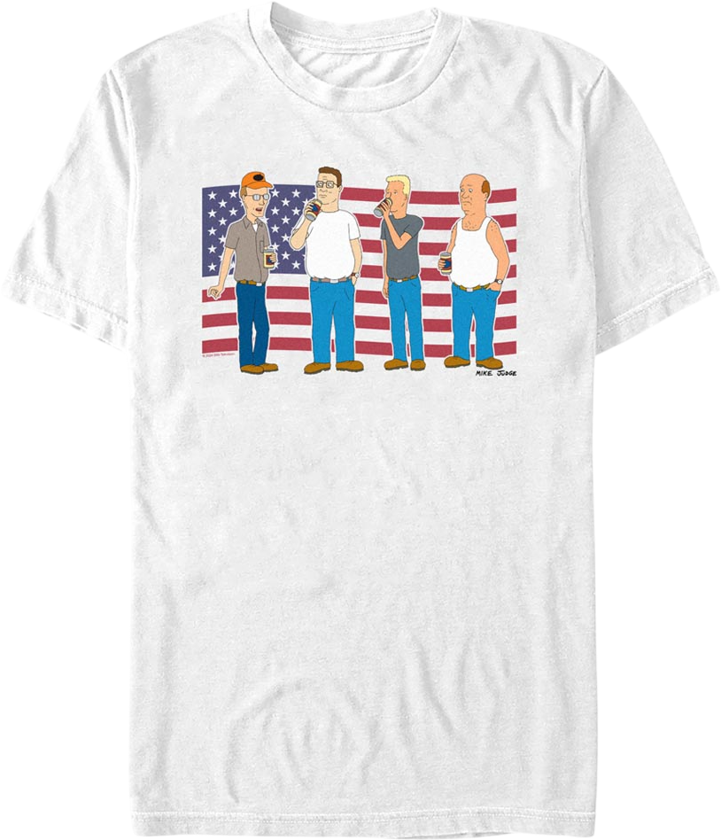 American Flag King of the Hill T-Shirt Hoodie, Sweatshirt | CiraTrend.com (Image 1)