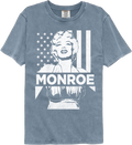 American Flag Marilyn Monroe Comfort Colors Brand T-Shirt Hoodie, Sweatshirt | CiraTrend.com (Image 1)