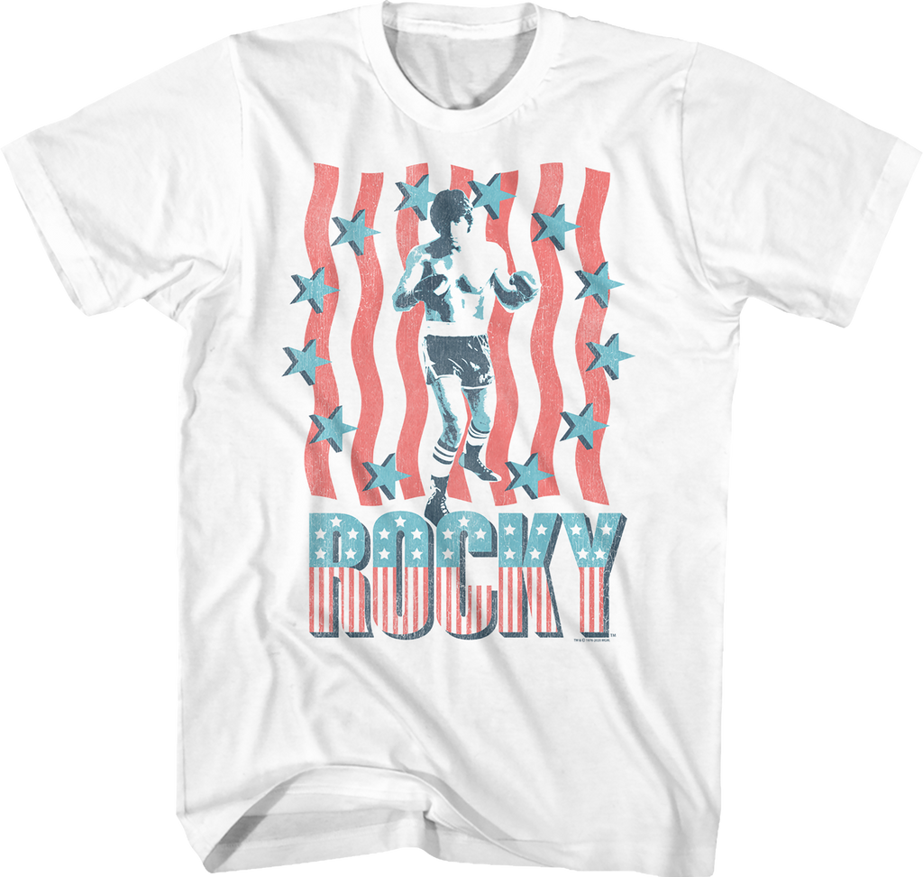 American Flag Rocky Shirt Hoodie, Sweatshirt | CiraTrend.com (Image 1)