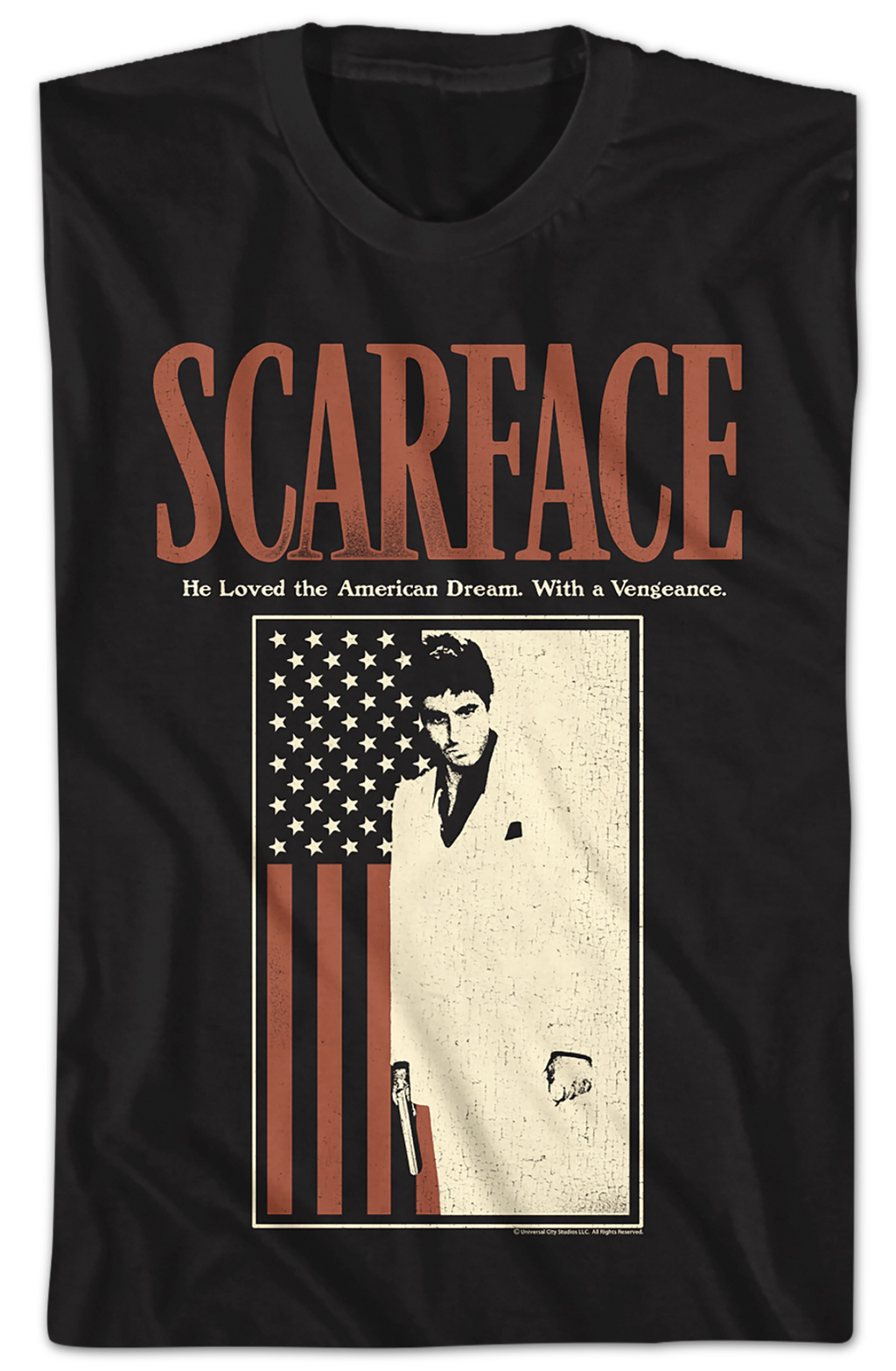 American Flag Scarface T-Shirt Hoodie, Sweatshirt | CiraTrend.com (Image 2)