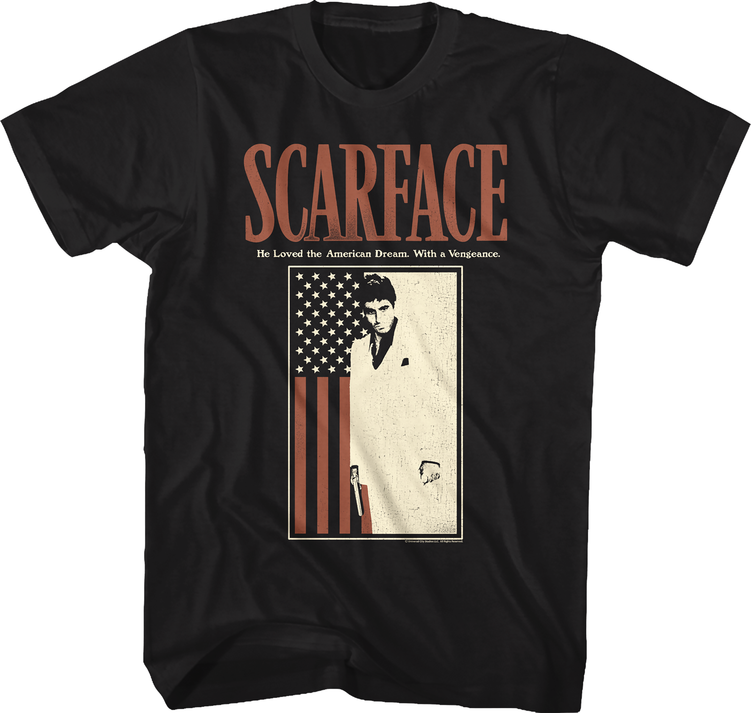 American Flag Scarface T-Shirt Hoodie, Sweatshirt | CiraTrend.com (Image 1)