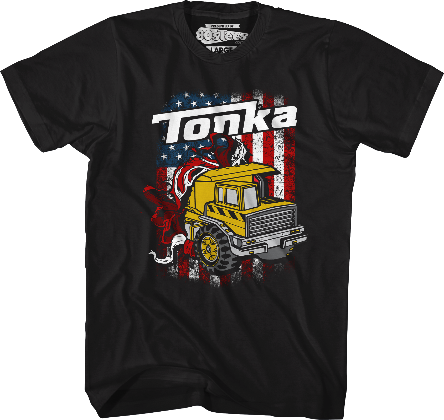 American Flag Tonka T-Shirt Hoodie, Sweatshirt | CiraTrend.com (Image 1)
