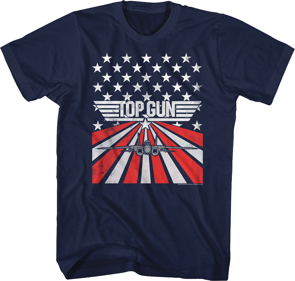 American Flag Top Gun T-Shirt Hoodie, Sweatshirt | CiraTrend.com (Image 1)