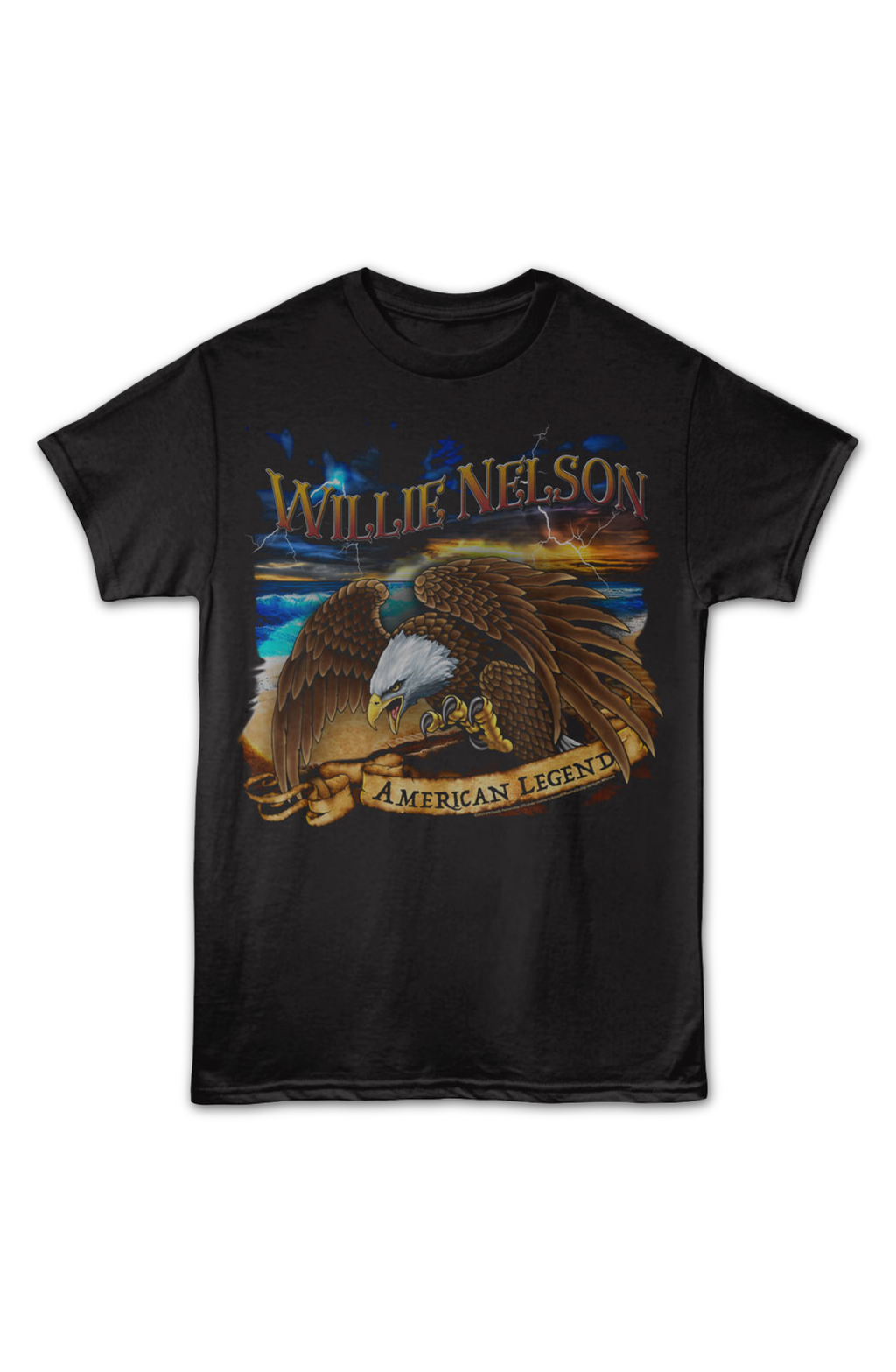 American Legend Banner Willie Nelson T-Shirt Hoodie, Sweatshirt | CiraTrend.com (Image 2)