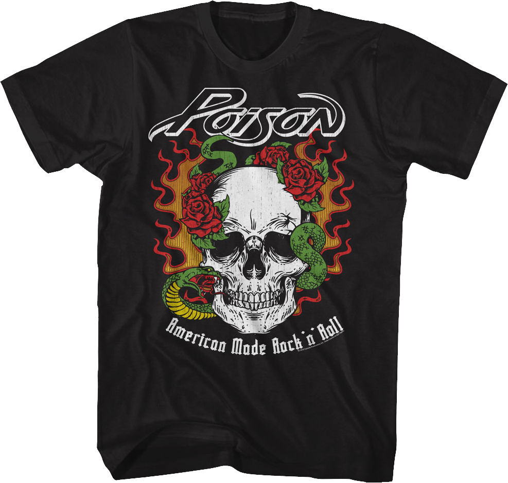American Made Rock 'n' Roll Poison T-Shirt Hoodie, Sweatshirt | CiraTrend.com (Image 1)