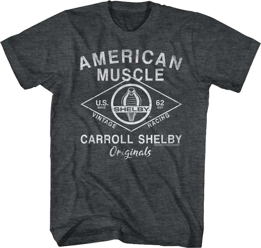 American Muscle Carroll Shelby T-Shirt Hoodie, Sweatshirt | CiraTrend.com (Image 1)