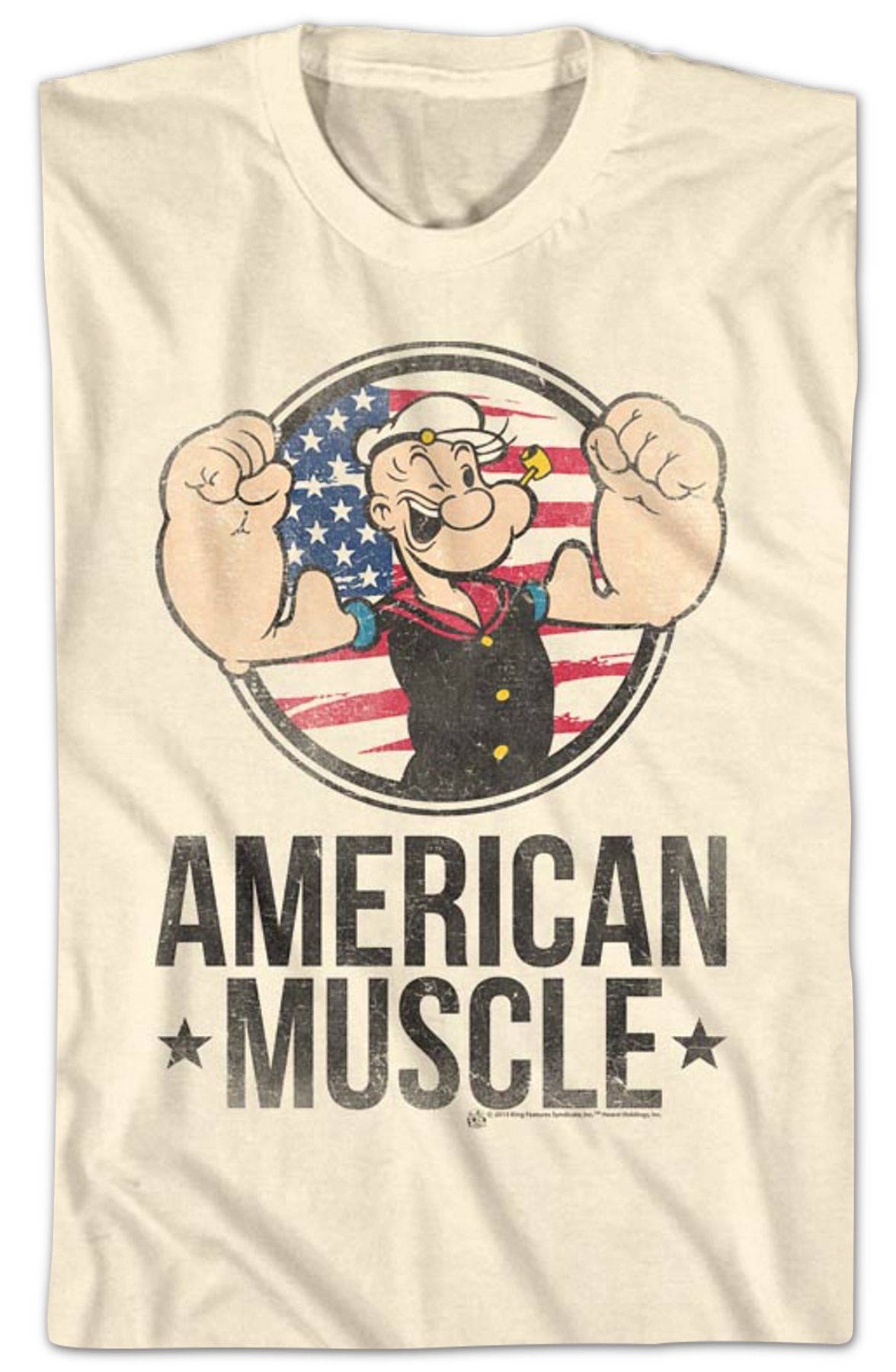 American Muscle Popeye T-Shirt Hoodie, Sweatshirt | CiraTrend.com (Image 2)