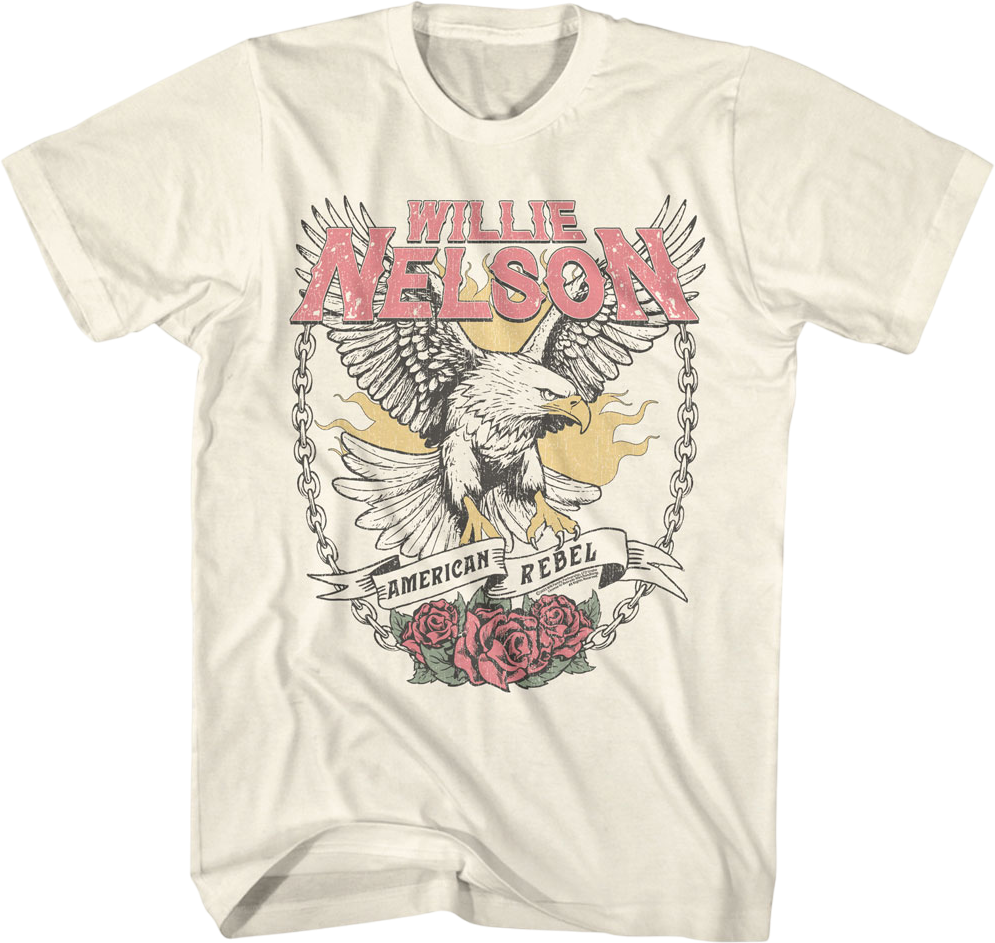 American Rebel Willie Nelson T-Shirt Hoodie, Sweatshirt | CiraTrend.com (Image 1)