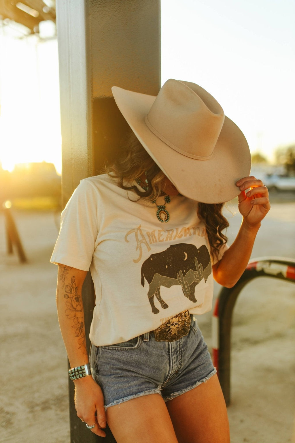 Americana Wild West Graphic Tee Shirt Hoodie, Sweatshirt | CiraTrend.com (Image 4)